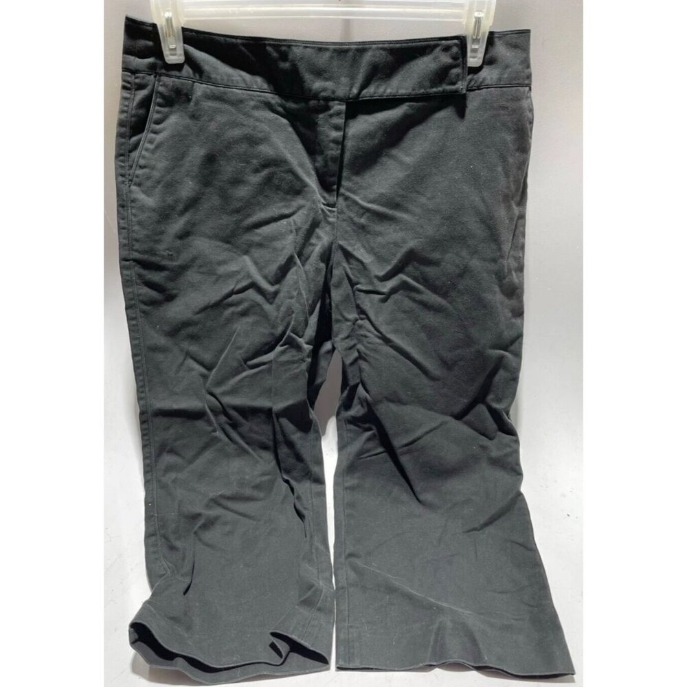 Madison Studio Rebecca Fit Black Women's Capris Size 14